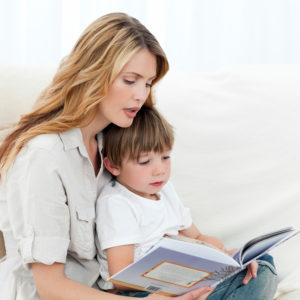 mother child reading book 300x300 - A Happy Environment for Your Children